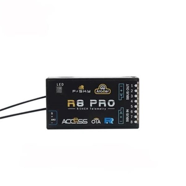 FrSky 2.4GHz ARCHER R8 Pro Receiver With OTA Supports Signal Redundancy for RC FPV Drones